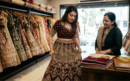 Heavy Embroidery Bridal Lehengas in Jalandhar — Best Shops for Zardozi, Gota and Mirror Work