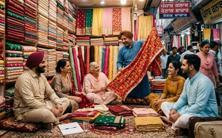 Jalandhar Wholesale Cloth Market Guide for NRI Families — Where to Go, Prices & Insider Tips