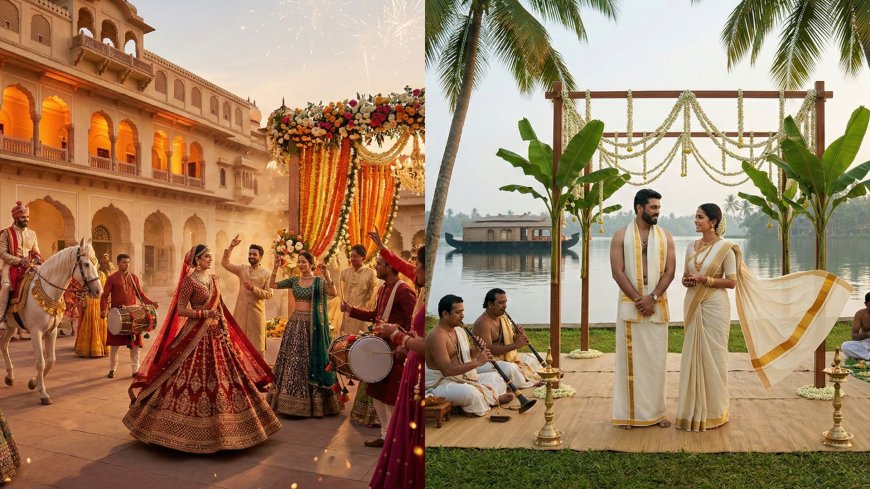 North India vs. South India Destination Wedding — The Complete NRI Comparison Guide
