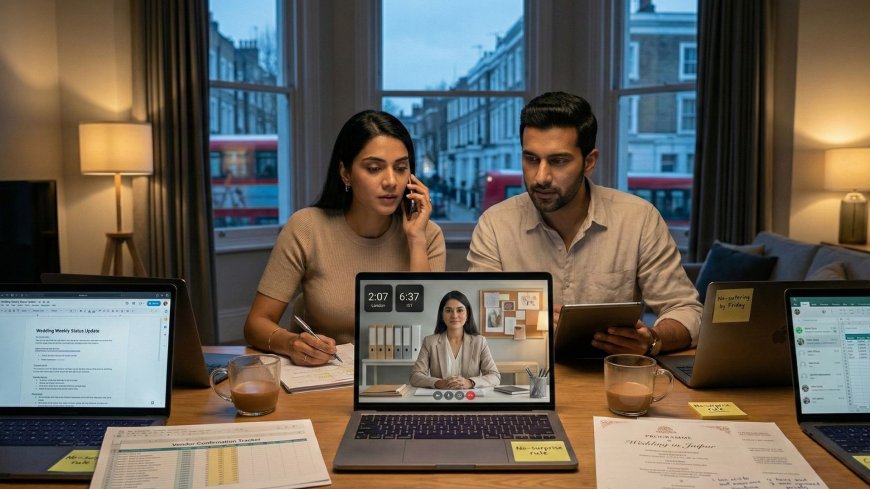 How NRI Couples Should Manage Wedding Planner Communication from Abroad: Response Times, Updates and Protocols
