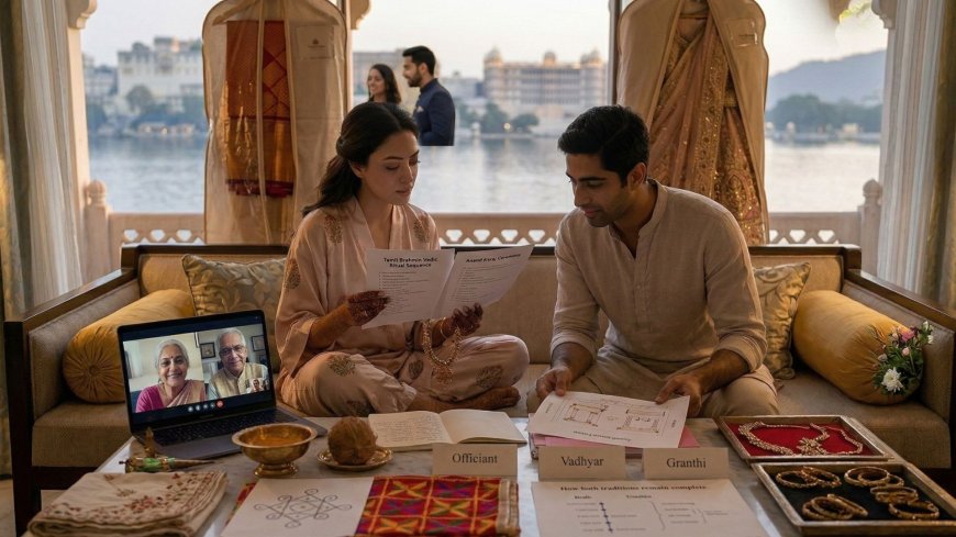 Two Indian Traditions, One Ceremony: The NRI Couple's Complete Guide to Blending Regional Indian Cultures at Your Wedding