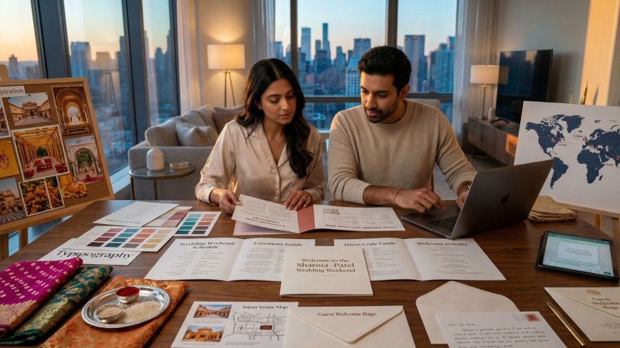 The Document That Changes Everything: The NRI Couple's Complete Guide to Designing a Welcome Booklet for International Wedding Guests