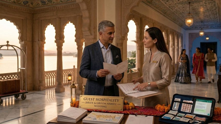 Creating a Guest Hospitality Desk — What Services to Offer: The Complete NRI Wedding Planning Guide