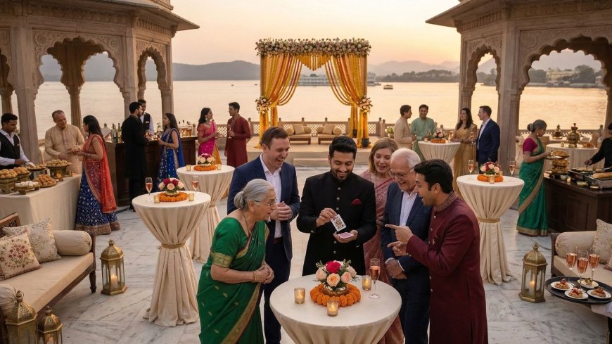 Magicians and Entertainers for Cocktail Hour — The Complete NRI Wedding Planning Guide