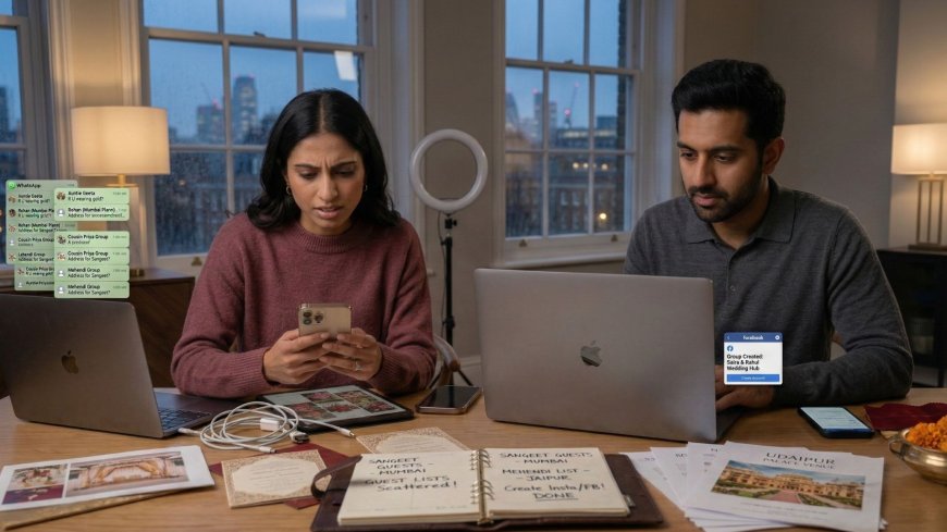 Creating a Private Instagram or Facebook Group for Wedding Updates — The Complete NRI Wedding Planning Guide