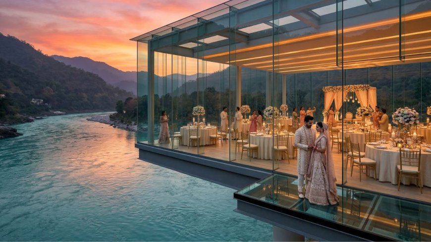 Taj Rishikesh Resort & Spa — A Glass Ballroom on the Ganges Where Yoga Country Meets 5-Star Luxury: NRI Guide — The Complete NRI Wedding Planning Guide