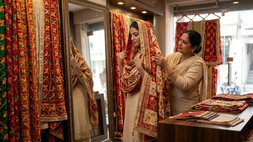 Bridal Dupatta Shopping in Jalandhar — Standalone Pieces That Elevate Any Outfit