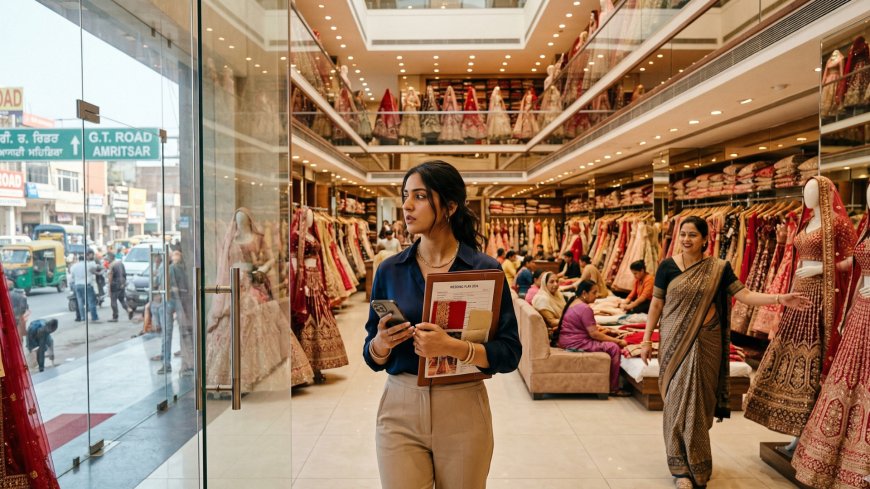 GT Road Wedding Shops in Jalandhar — Big Showrooms, Big Selection, Big Decisions